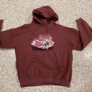 T-Rex Skeleton Orlando Hoodie SweatShirt Disney Adult Size XL